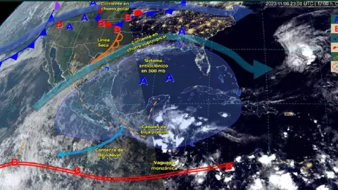 Clima hoy en Yucatán 7 de noviembre_ Prevén lluvias y vientos potentes