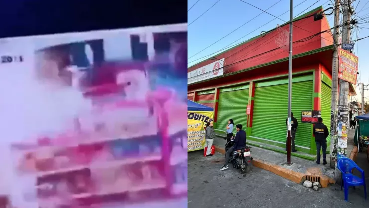 Fiscalía del Edomex investiga tienda incendiada en Valle de Chalco donde Henry resultó herido al salir por una gelatina