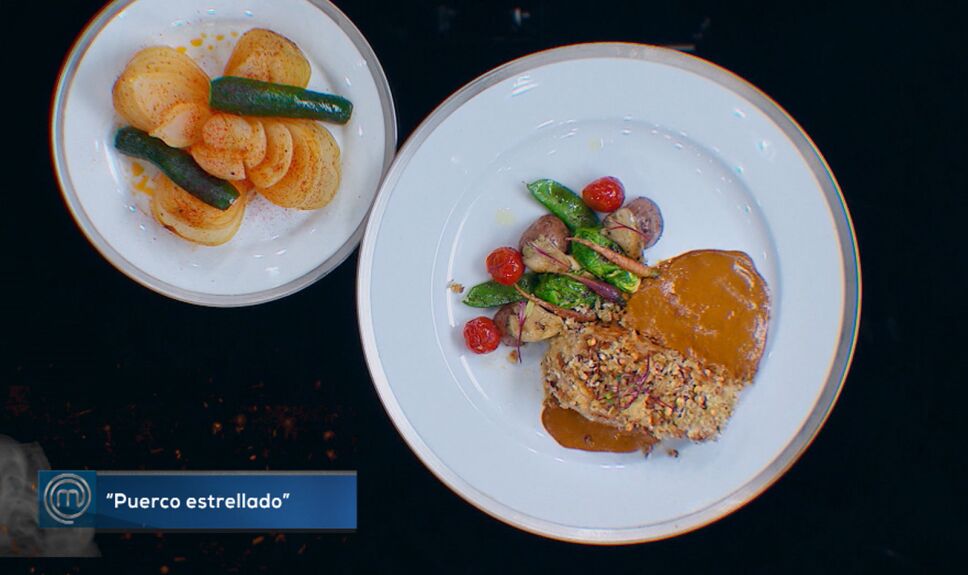 Platillos MasterChef México, puerco estrellado