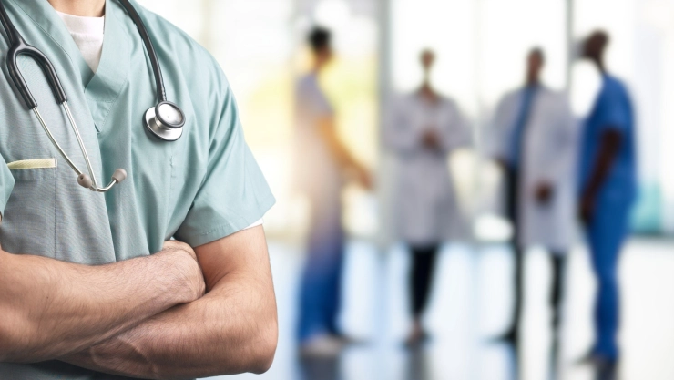 Un grupo de profesionales de salud.