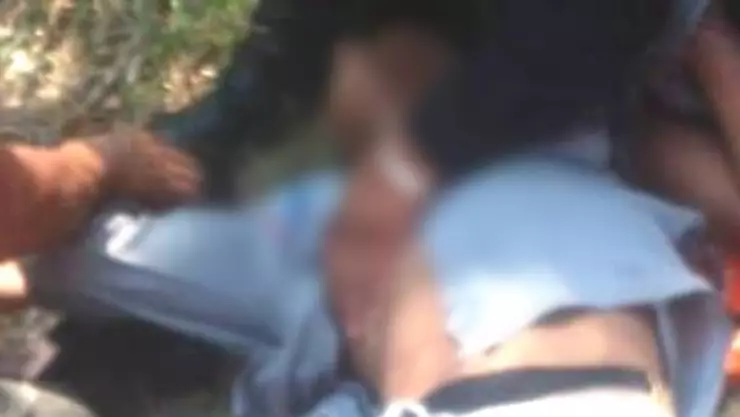 joven sufre descarga electrca torre