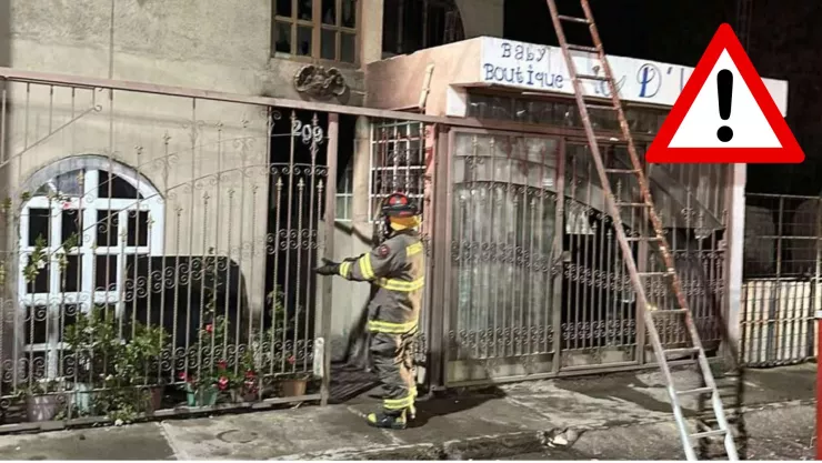 IMÁGENES: Así fue como un incendio casi consume una casa en Aguascalientes; madre e hijos luchan por sobrevivir 