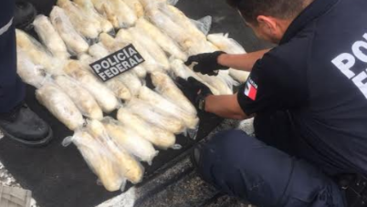 14 kilos de crystal en Sinaloa