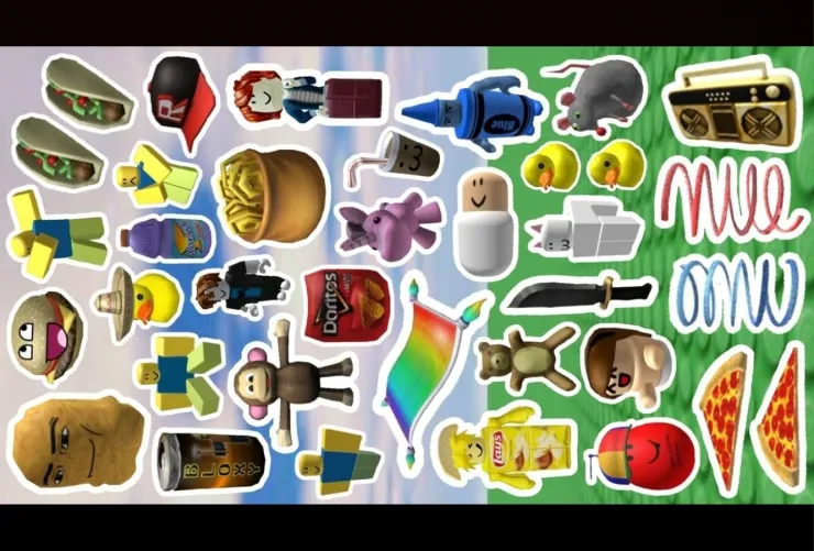 4 plantillas de pegatinas de Roblox gratis para imprimir y decorar tus cuadernos