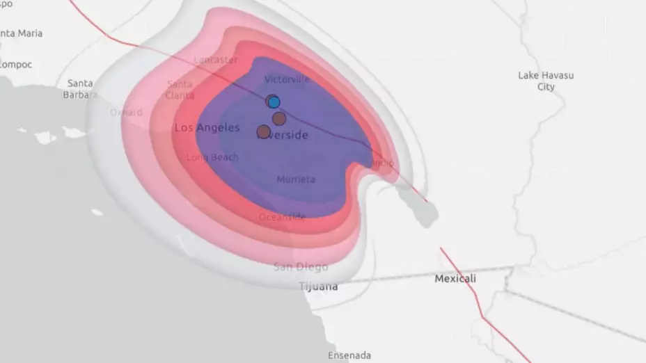 sismo cerca de falla de San Andrés