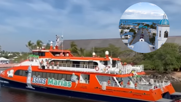 Así son los ferrys para llegar a las Islas Marías