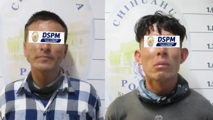 Dos hombres que portaban un arma de fuego