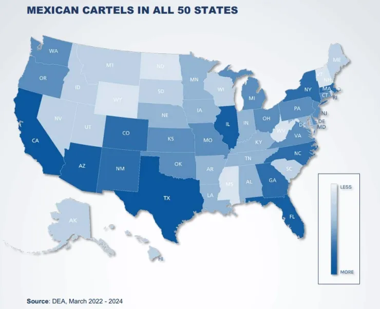 ¿Cuáles son los cárteles que operan en la frontera de México y Estados Unidos?