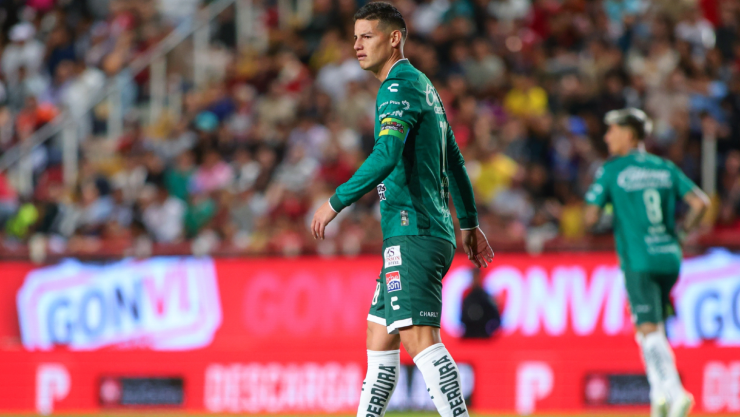 James Rodríguez, jugador del Club León