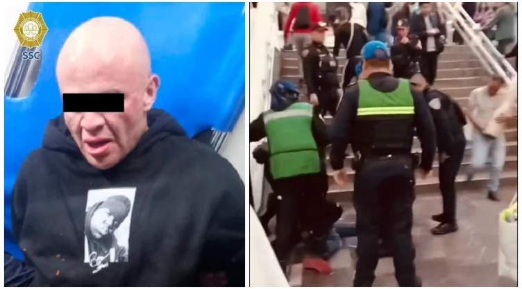 Detienen a hombre por ataque en la estación de Metro Tacubaya de la línea 9
