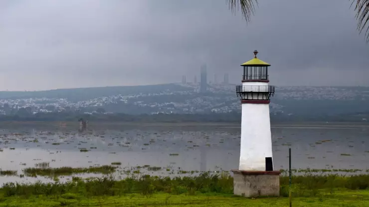 Este es el nivel de la presa El Palote hoy 1 de agosto de 2024, tras fuerte lluvia en León, Guanajuato