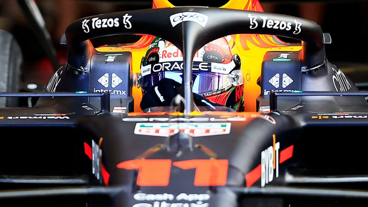Checo Pérez en Gran premio de México