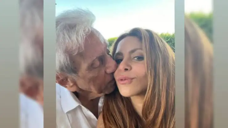 Las emotivas palabras de Shakira a su papá por su cumpleaños