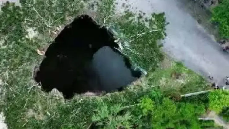 Se abre la tierra en Yucatán y deja al descubierto un impactante hallazgo