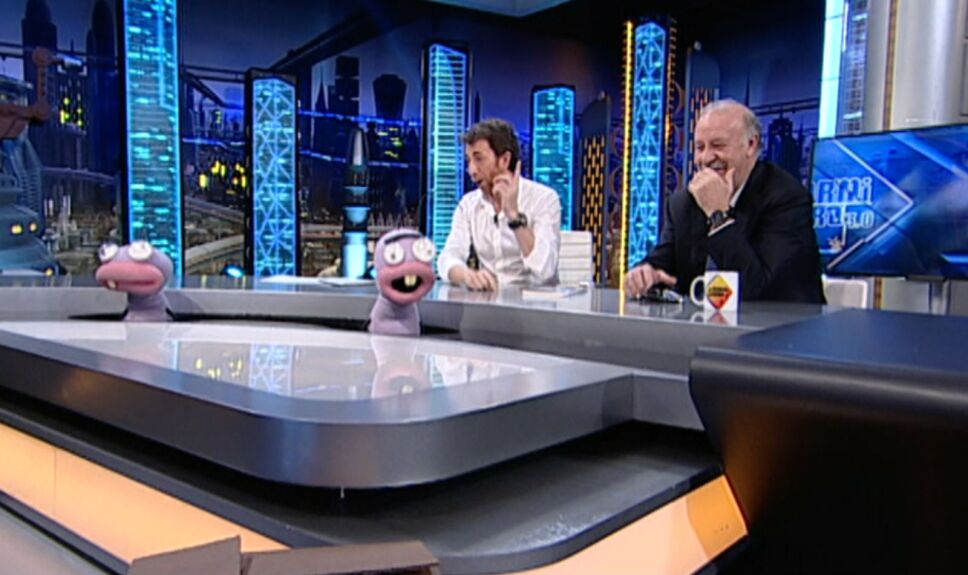 Vicente del Bosque de visita en El Hormiguero