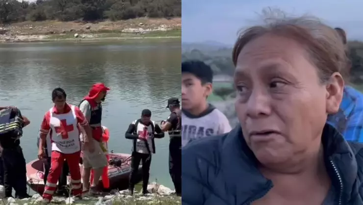 Lago de Guadalupe joven murio ahogado rescate