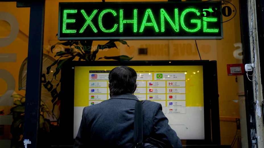 Casa de cambio en Buenos Aires, Argentina
