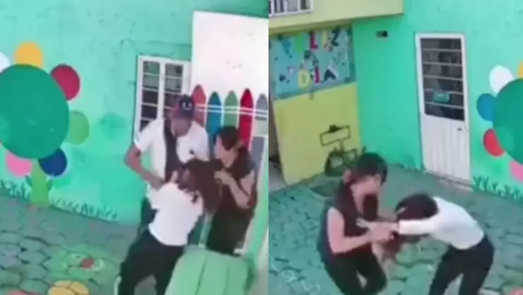 Maestra golpeada Edomex.