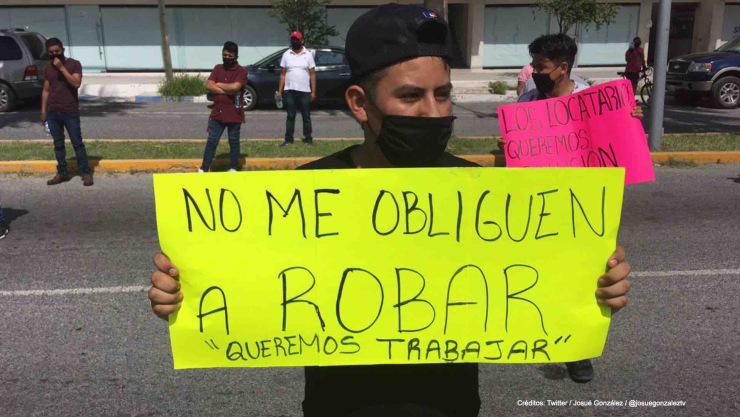joven mensaje robo manifestacion.jpg