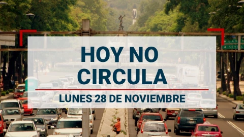 Hoy No Circula autos no circulan el lunes 28 de noviembre 2022 en CDMX y Edomex