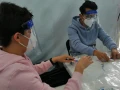Respetando las normas sanitarias, nada nos impidió verlos felices