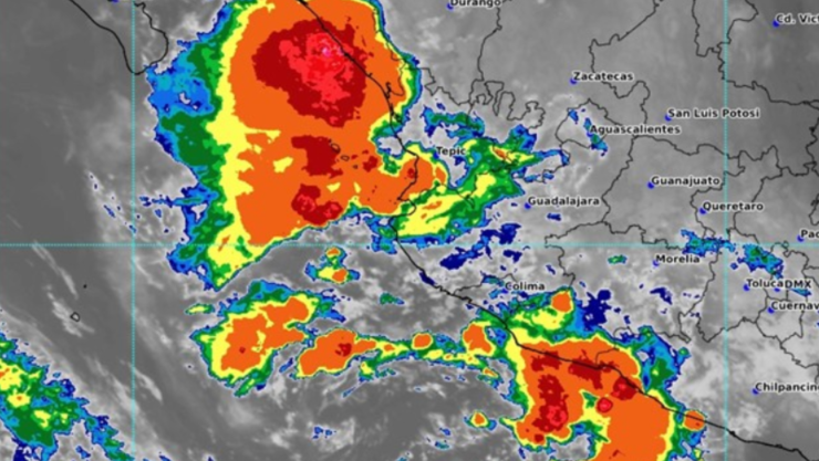 El huracán Genevieve se intensifica; Descartan peligro en México