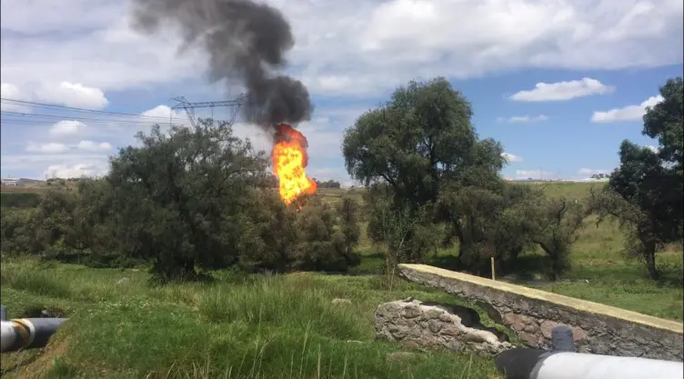 Fuga de gas deja 6 heridos