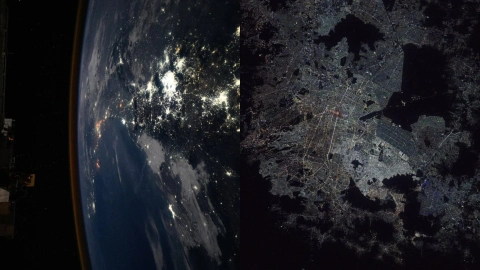 Un astronauta revela la vista nocturna más espectacular de la Ciudad de México desde 417 km de altura