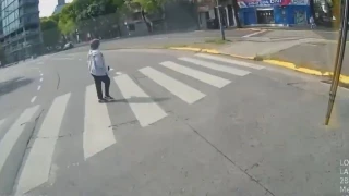 Mujer atropellada en Buenos Aires