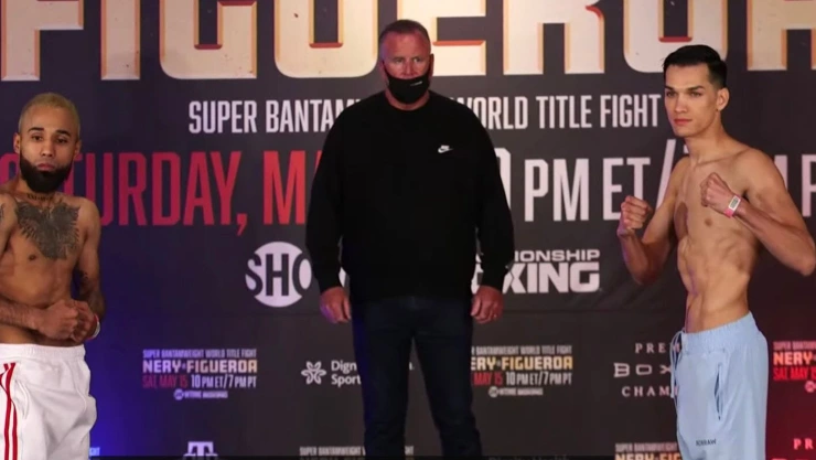 Luis Pantera Nery vs Brandon Figueroa pesaje