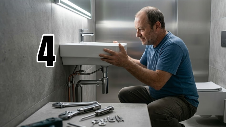 4 diseños de lavabos para tu baño pequeño: no salpican agua y tienen mucho espacio para guardar cosas