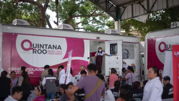 Las Caravanas Médicas Móviles “Salud para Todos” llegan al centro y sur de Quintana Roo