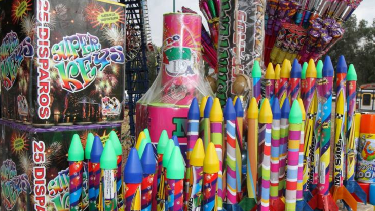 Multa por tronar pirotecnia en CDMX