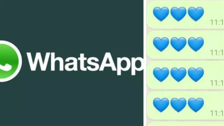 Emoji del corazón azul