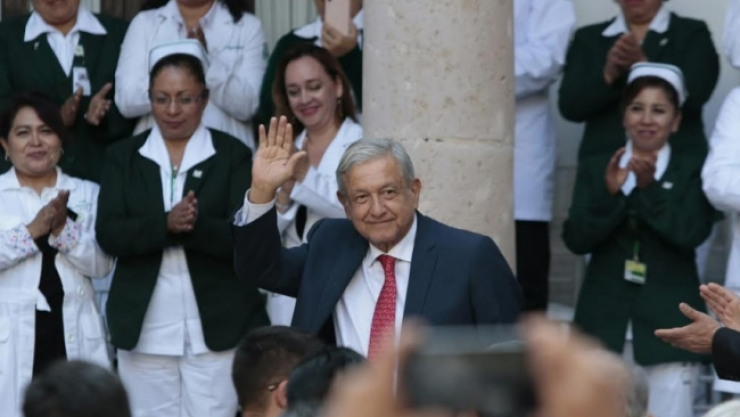 Presidente AMLO presenta Plan Nacional IMSS en Morelia