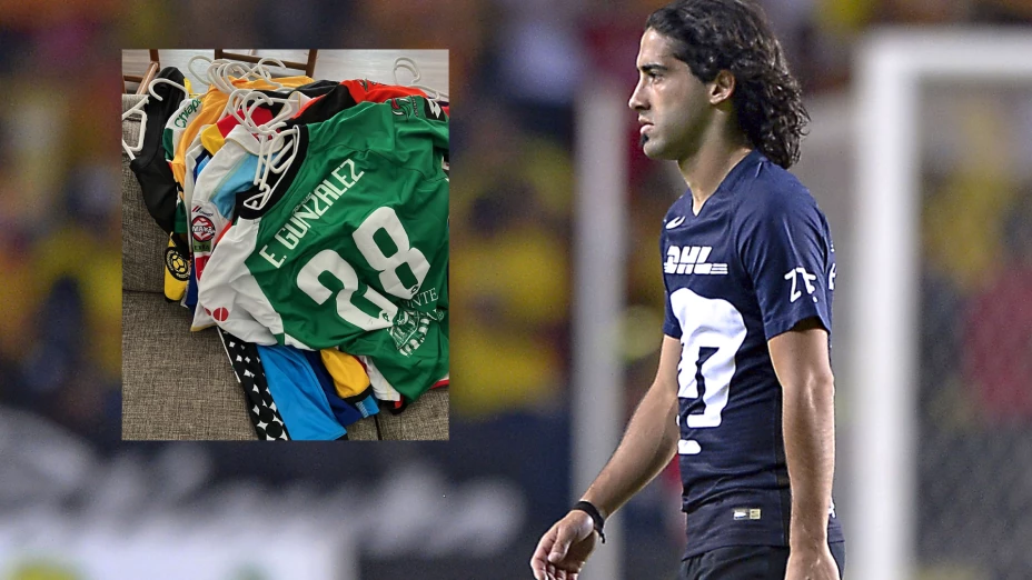 Matias britos, Pumas, Liga Mx, robo camisetas