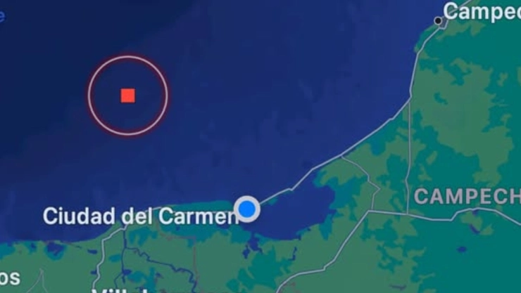 ÚLTIMA HORA: Reportan sismo hoy lunes 24 de febrero de 2025 cerca de Ciudad del Carmen, Campeche; ¿de cuánto fue?