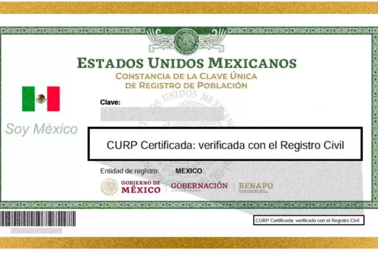 ¿Tu CURP sirve para trámites? 