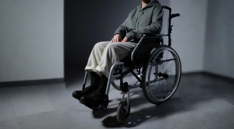 persona en silla de ruedas