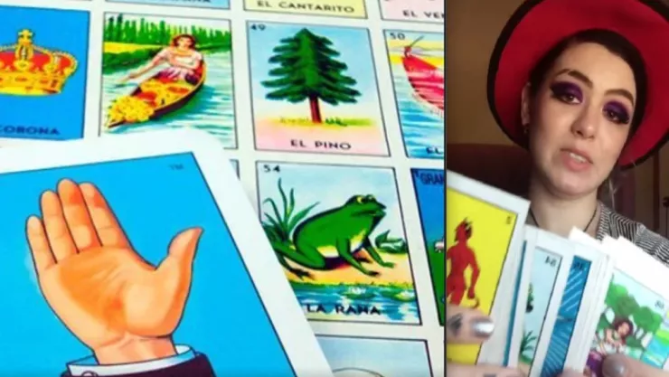 Tiktoker confunde lotería con tarot