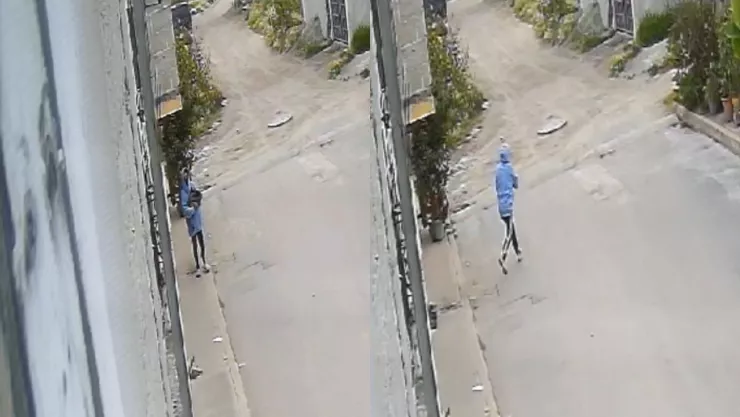 Cámaras de seguridad captan cuando una mujer abandona a un recién nacido en Tecámac