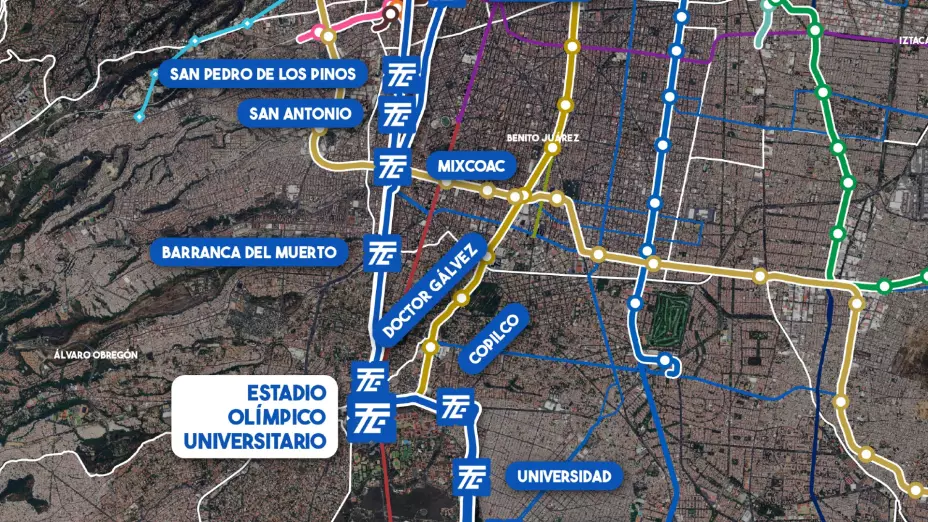 ruta trolebús línea 14