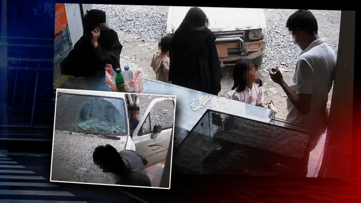¡Impactante! Niño conduce un auto y embiste a cinco personas
