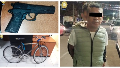 Sujeto asaltó con una pistola de juguete y huyó en la bicicleta de la víctima en Benito Juárez