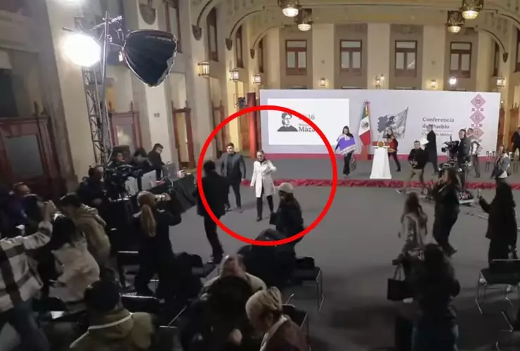 Así abandonó la presidenta Claudia Sheinbaum la conferencia mañanera (VIDEO)