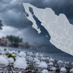 ¿A prepararse para granizo hoy? Estos son los estados de México donde se esperan lluvias muy fuertes