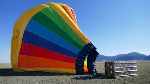 Accidente en Globo Aerostático en Edomex