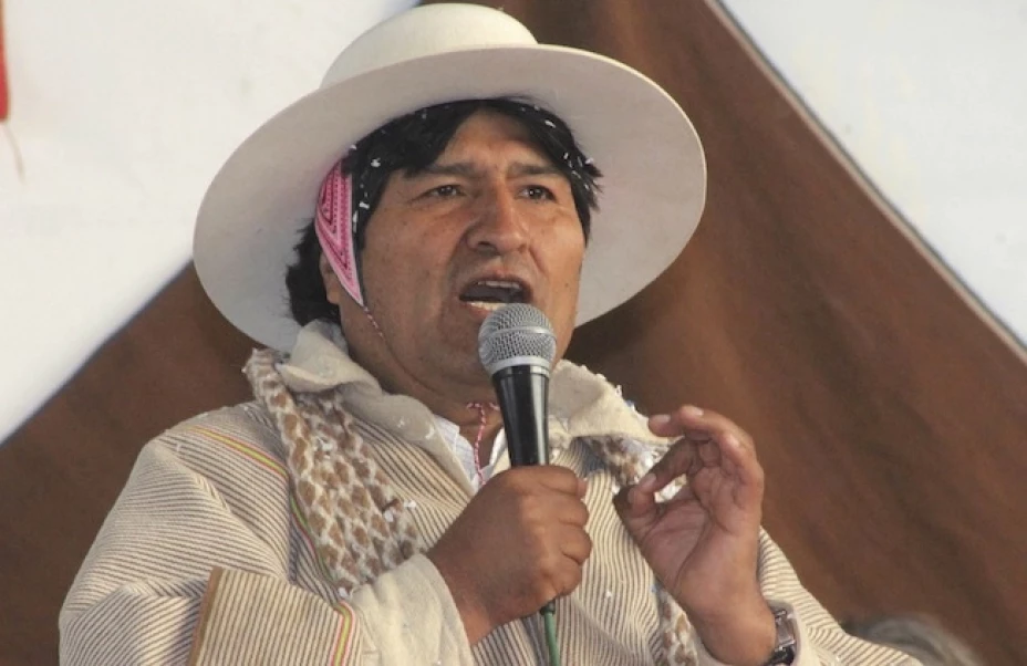 El presidente de Bolivia, Evo Morales