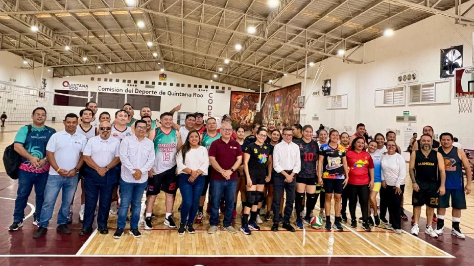 ¡Van por el triunfo! Inicia fase de municipios de los Juegos Deportivos, Actividades Culturales y Artísticas Estatales de los Trabajadores de la Educación.webp