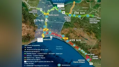 Tramos del Tren Interoceánico